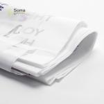 Full Color LDPE HDPE White Plastic Die Cut Shopping Bag