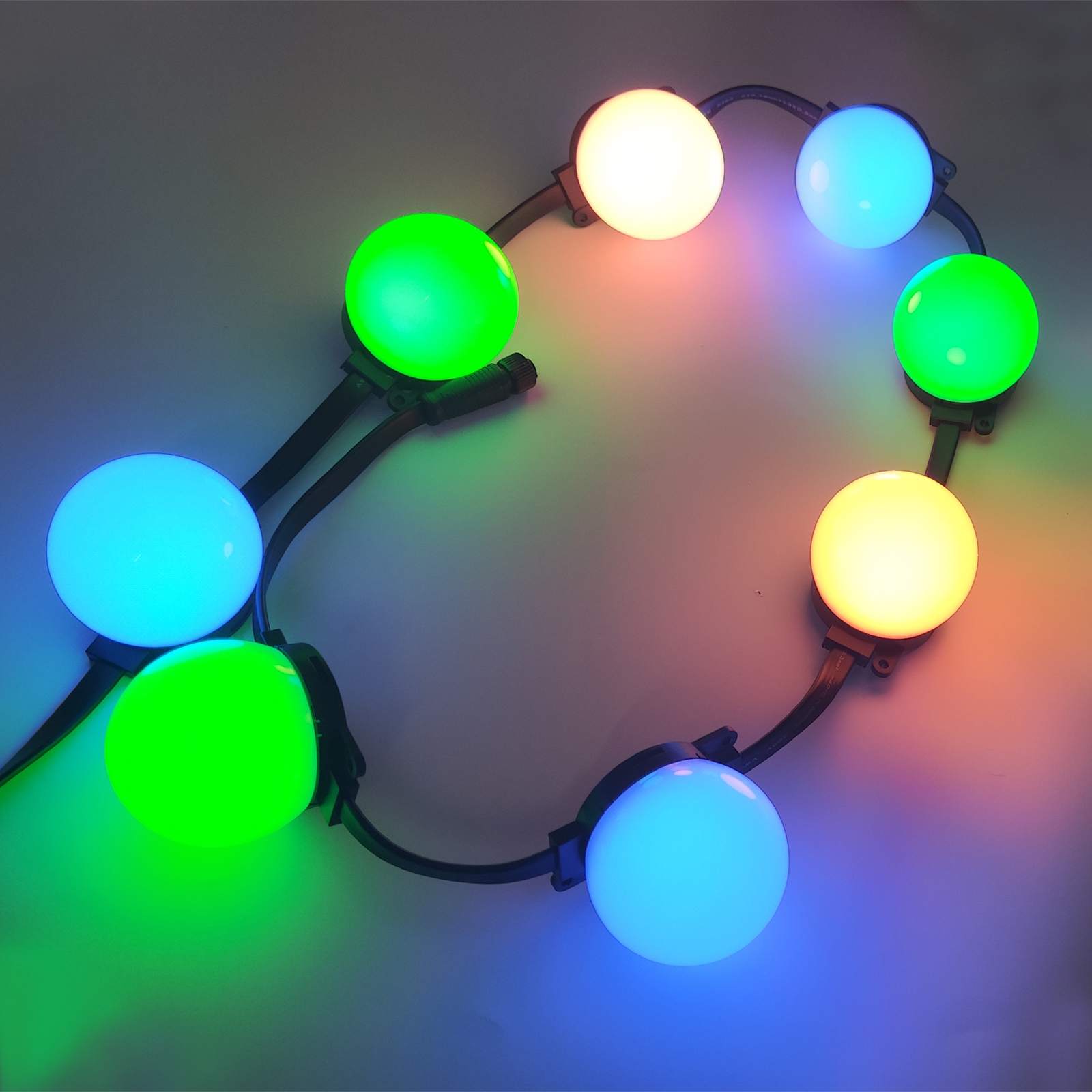 RGB Control Led Pixel Light 60mm DC24v Waterproof IP67
