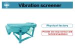 2-10mm Pellet Size Carbon Steel Vibratory Screening Equipment 1.2*4m For
