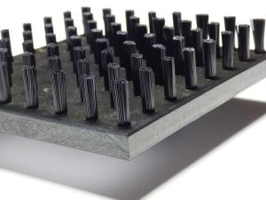 Wholesale Dustproof Panel Lath Brushes For CNC Deburring HDPE base from china suppliers