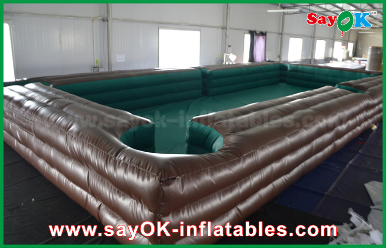 Inflatable Bowling Game PVC Material Inflatable Sports Games Snookball Tables For Kids Playing