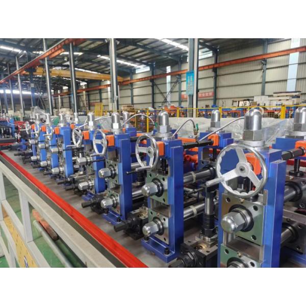 76mm High Frequency Welded Tube Mill 200KW For Hot Rolled Steel Coil