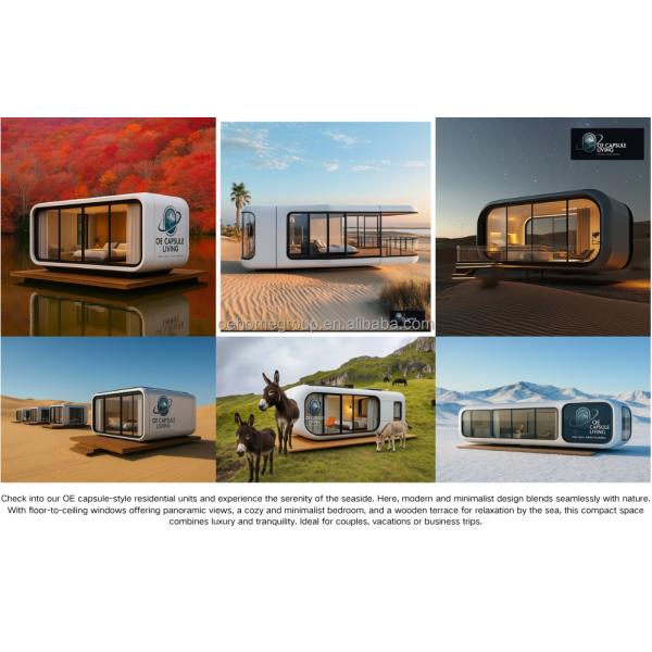 Sleeping Space Capsule Container House Future Concept Capsule