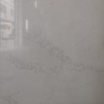Marble Imitation White Calacatta Quartz For Bathroom Vanity Top