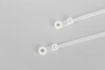 3.2*150mm Natural Black colorful nylon Mountable head cable ties round zip ties