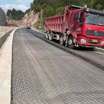 100-200kN High Tensile Fiberglass Geogrid Coated Bitumen Grid for Airport