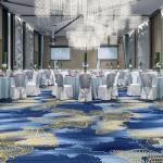Polyester Fiber Walkway Office Carpet Flooring Chinese Style Hotel Floor Carpet