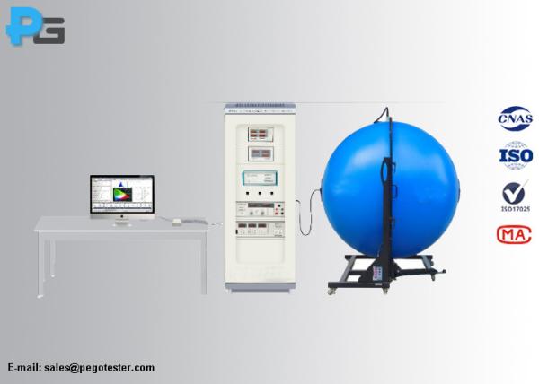 Luminaire Integrating Sphere Spectrophotometer 380nm-780nm Visible Light 220V