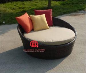 Wholesale Antique French Style Garden Furniture Rattan Outdoor Day bed from china suppliers