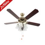 Remote Control 52 Inch Decorative Farmhouse Ceiling Fan With 5 Lights