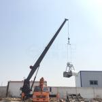 3 ton 5ton 10 ton Stiff Boom Marine Cranes for sale offshore crane Ship Deck
