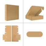 Paper Cardboard Corrugated Folding Gift Box Clothes Dessert Cosmetic Fruit Gift