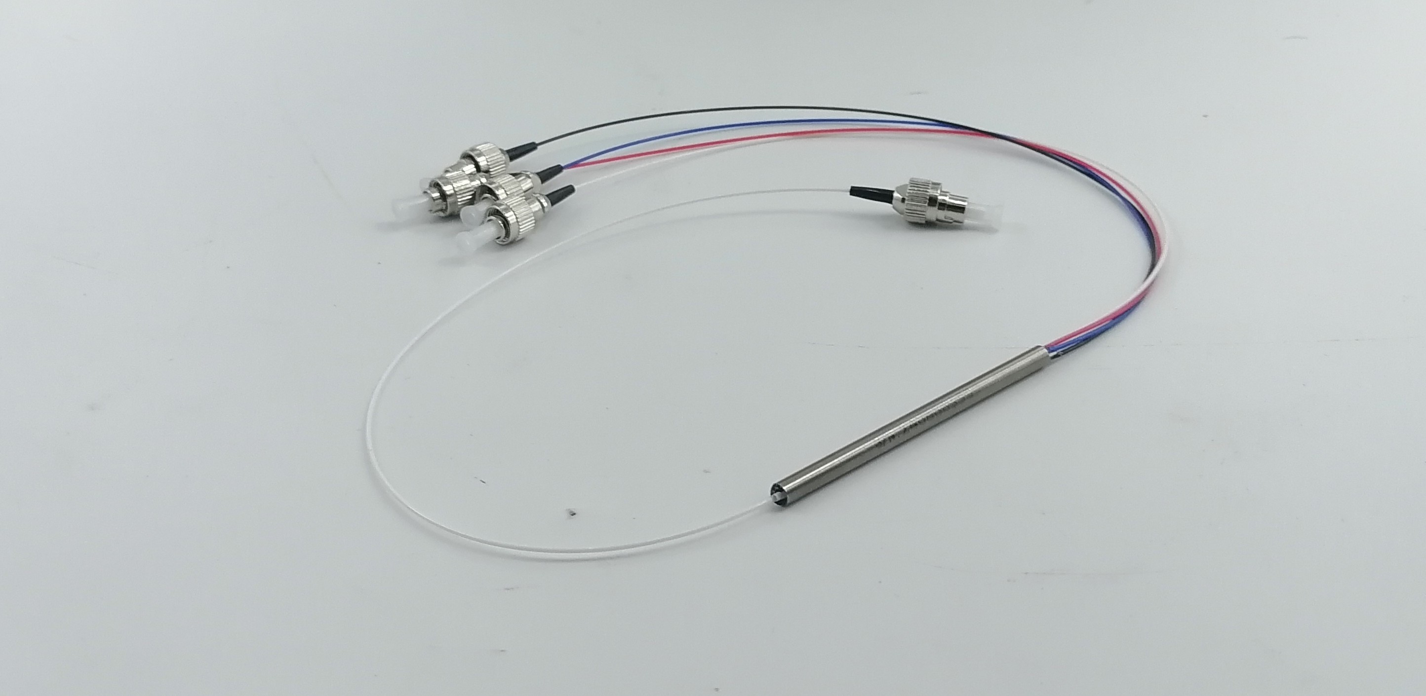 1x4 Monolithic FBT Fused Single Mode Fiber Coupler 1310nm 1550nm