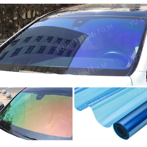 1.52x30m Top Quality Good Heat-resistant Purple Tint Car Chameleon Window Tint Film Glass Film
