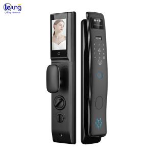 Wholesale S958max Automatic 3D Face Recognition Tuya Intercom Camera Fingerprint Smart Lock from china suppliers