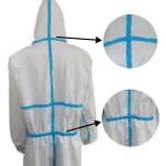 OEM Accepted S-5XL Disposable Safety Workwear Waterproof Overall Clothing with