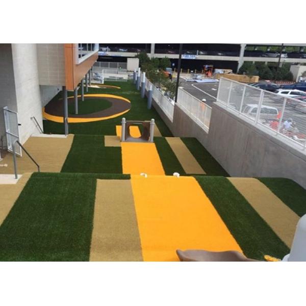 Outdoor Polyethylene 6600d 20mm Coloured Artificial Grass