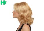 Light Yellow 12 Inch Short Synthetic Wigs Small / Medium / Large Cap Size
