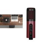 20Hz-20KHz Handheld Condenser Microphone With Sound Card 85dB SNR
