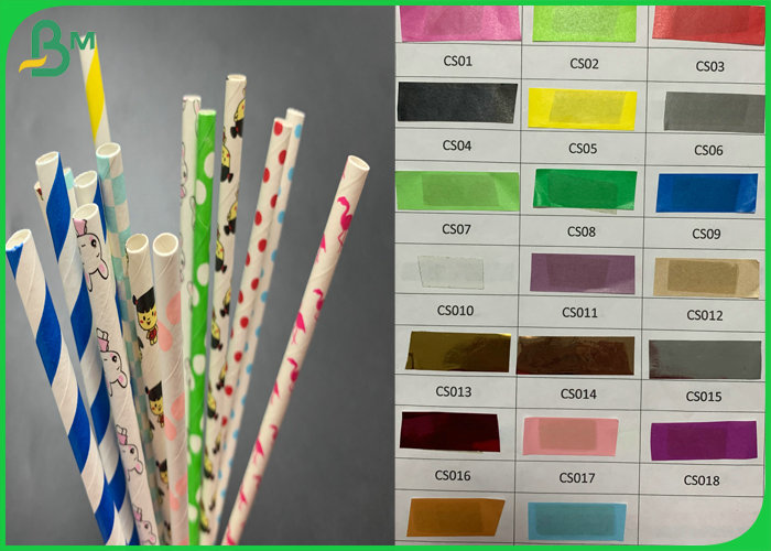 60gsm 15mm food grade printable straw paper for drinking straw 