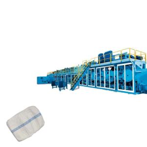 Wholesale No Minimum Sleep Pants Fully Servo Automatic Adult Diaper Making Machine from china suppliers