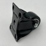 40MM Light Duty Rigid Plate PU Casters Wheel Double Bearings Castor