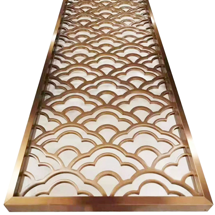 Metal stainless steel screens decorative room partition dividers