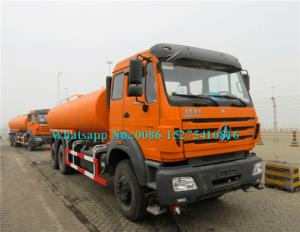 Wholesale 6X6 25000L Water Sprinkler Truck / Water Carrier Truck All Wheel Drive North Benz Brand from china suppliers