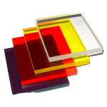 Fluorescent Acrylic Sheet Casting with 80-100 Times Of Ordinary Glass Impact