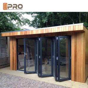 Wholesale Morden Aluminum Double Glazed Folding Exterior Doors For Apartment from china suppliers