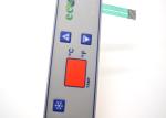Plastic Embossed Metal Dome Membrane Touch Switch Keypad 175mmx45mm