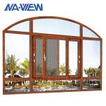 Guangdong NAVIEW Energy Saving Doors And Windows Of Wood Grain Aluminum Alloy