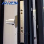 Wooden Color Thermal Break Aluminum Casement Window Door Double Glazed Windows
