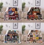 100% Polyester 70x100cm Printed Flannel Blanket For All Season