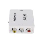 Plug And Play 4K*2K 3xRCA Mini HDMI To AV Converter