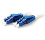 Single Mode Fiber Optic Connectors LC / UPC Duplex Uniboot For FTTX Network