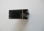 Exterior Fence Railing Custom Aluminum Extrusions Profiles Black Painted