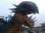 Amusement Park Live Show Real Looking Dinosaurs
