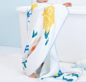 Wholesale Safe Eco Friendly Cotton Bubble Gauze Fabric 4 Layer Cotton Swaddle Cloth from china suppliers