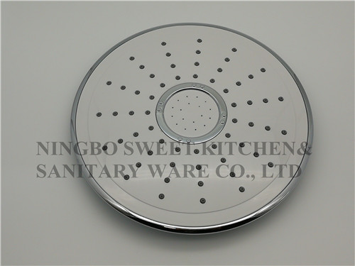 chrome plating shower head hand shower set round overhead shower rain shower ABS material bathroom shower