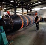 Natural Rubber Marine Flexible Hose , Floating Dredge Pipe Oil Suction Hose