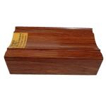 6063 Oak Wood Grain Color Transfer Printing Aluminium Door Profile High Glossy