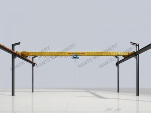 Wholesale IP56 Single Girder Overhead Medium Duty 5t Bridge Cranes for Machine Shop from china suppliers