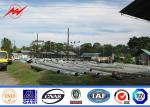 3mm Thickness 40ft 500KG Gr65 Electrical Power Pole , Electrical Transmission