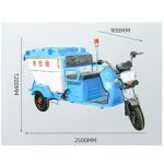 2-square 4-square garbage truck for property sanitation