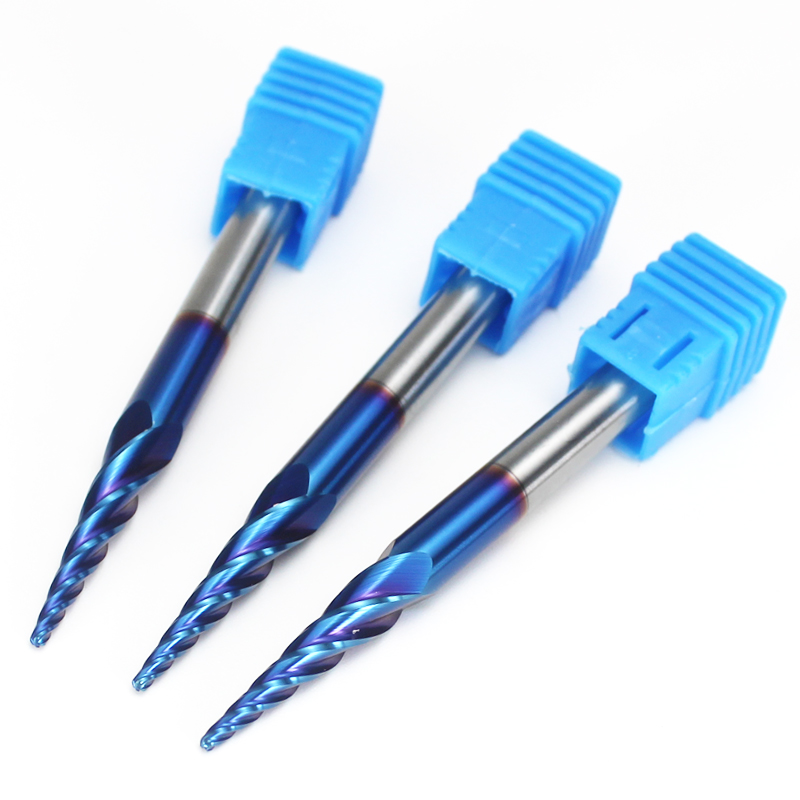 HRC60 Carving Bit 2 Flute 4 Flute Carbide End Mill 6mm 3.175mm
