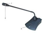 Multi Channels 4mA Wireless Gooseneck Microphone Cardioid Directional