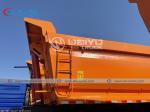 Jost 4 Axle Rear Tipping Dump Truck Trailer 50t 60tons Mine Sand Stone Gravel