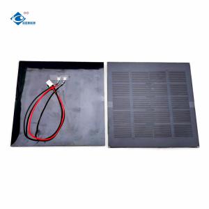Wholesale 1.7W Portable Glass Solar Panel Charger ZW-120120 Poly Glass Paminated Solar Panels 5V 350mA from china suppliers