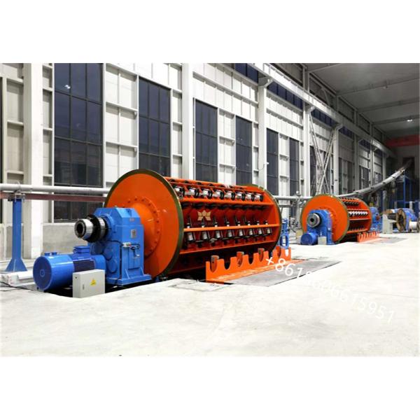 Rigid Type Flat Steel Wire Armoured Cable Machine 72 Bobbin